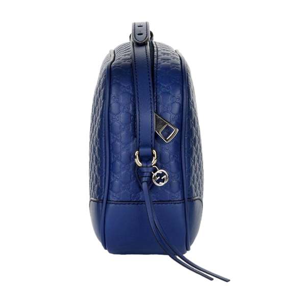Gucci Bree Microguccissima Caspian Blue Leather Crossbody - Picture 3 of 6